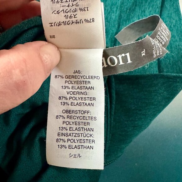 Vuori Green Strappy Crossback Sports Bra Women’s Activewear Stretch Size XL - Picture 5 of 6